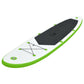 Stand-Up Paddleboard Opblaasbaar Groen En Wit