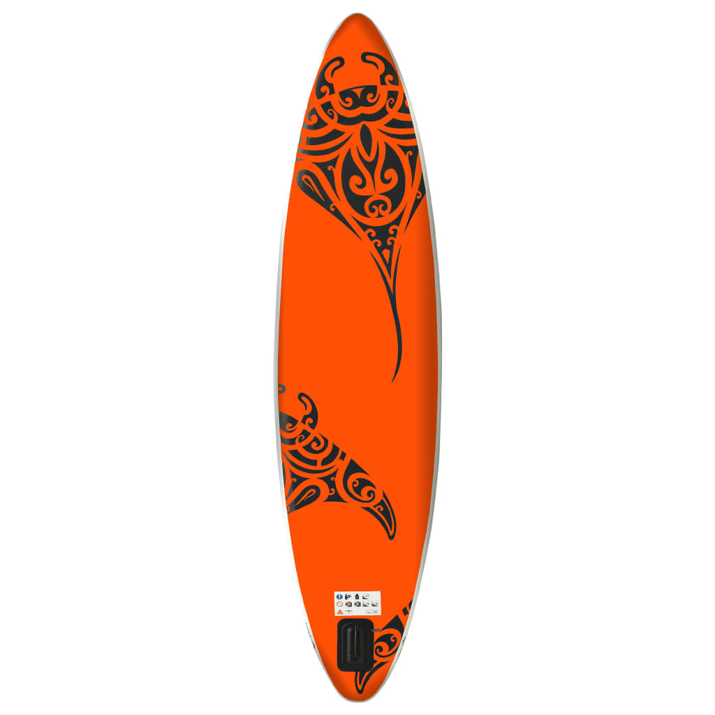 Stand Up Paddleboardset Opblaasbaar 320X76X15 Cm Oranje