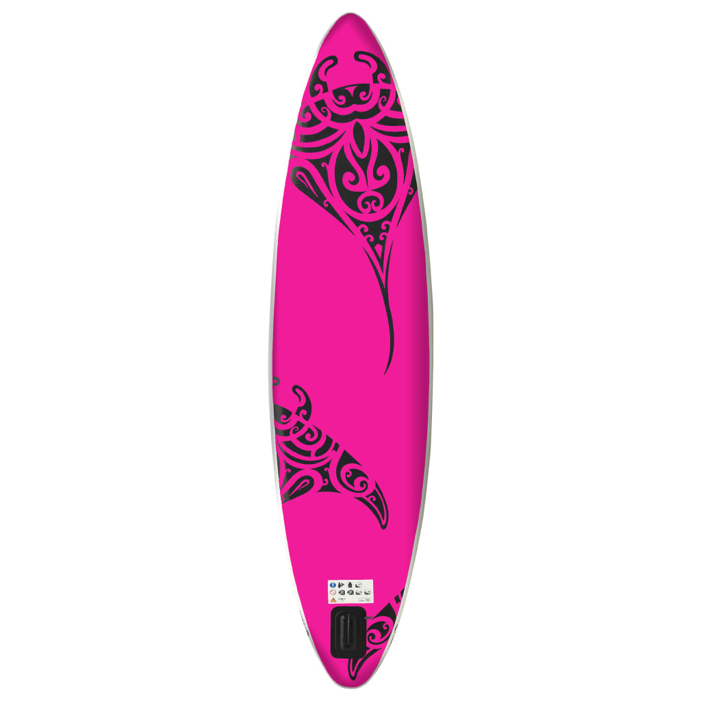 Stand Up Paddleboardset Opblaasbaar 320X76X15 Cm Roze