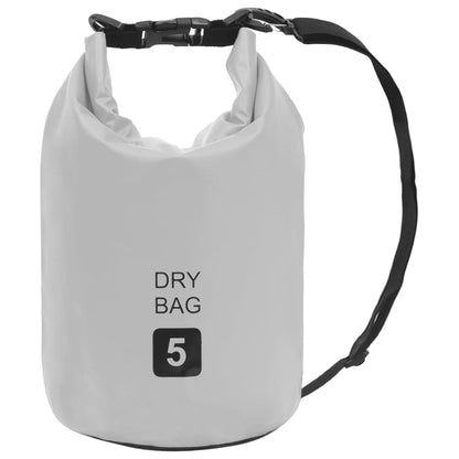Drybag 5 L Pvc Grijs