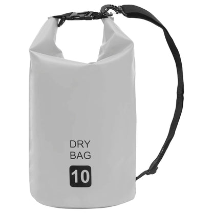 Drybag 10 L Pvc Grijs