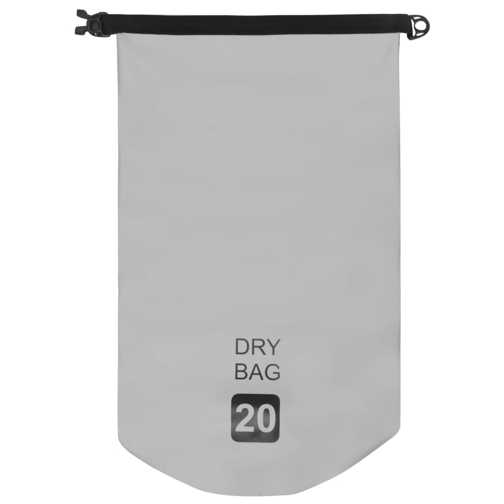 Drybag 20 L Pvc Grijs