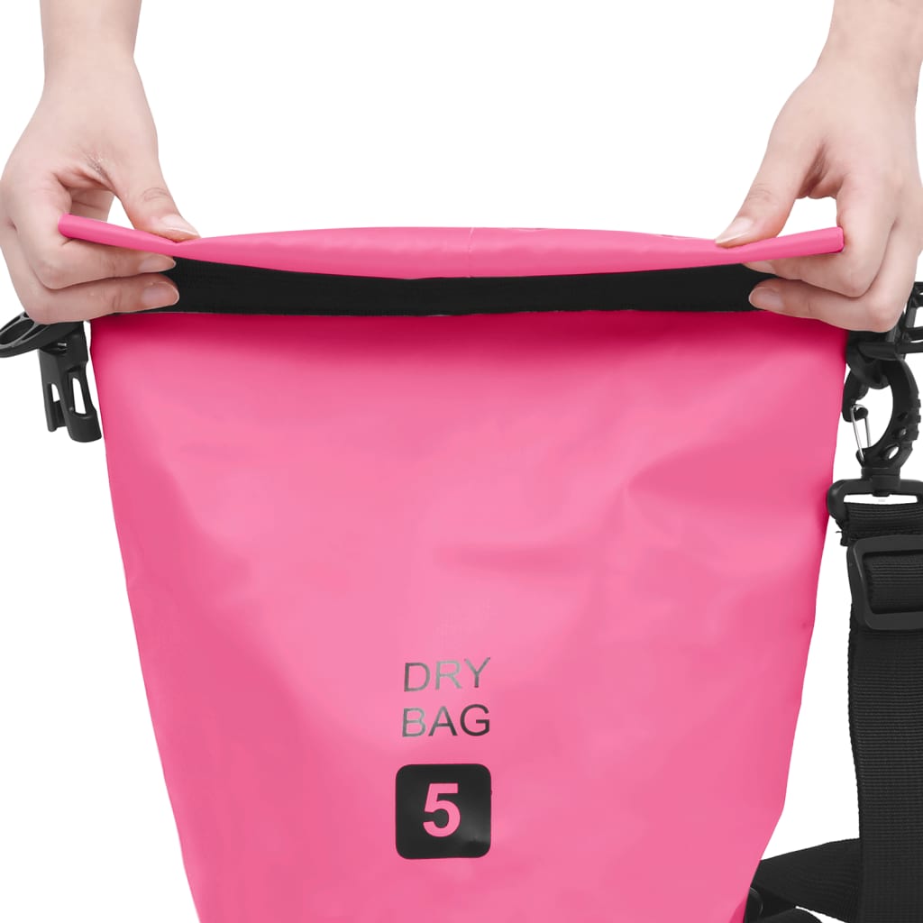 Drybag 5 L Pvc Roze