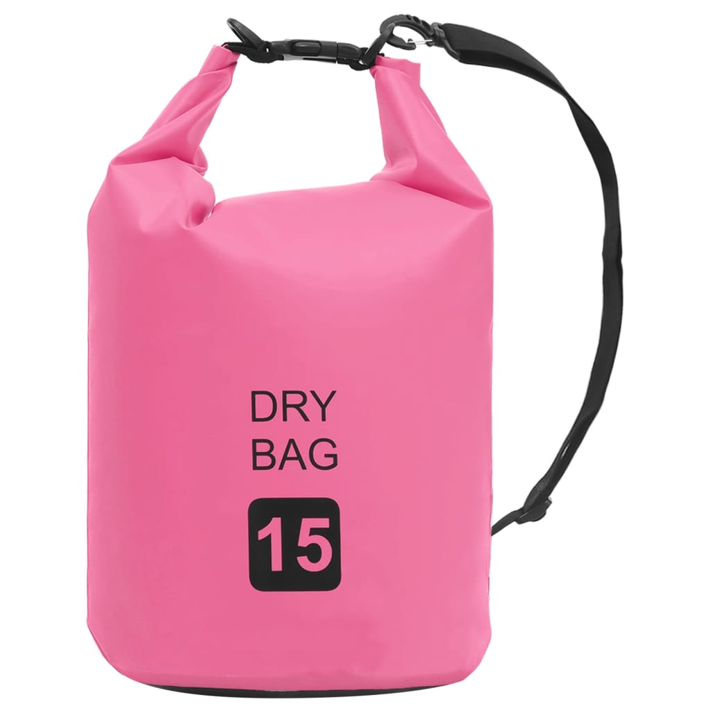 Drybag 15 L Pvc Roze