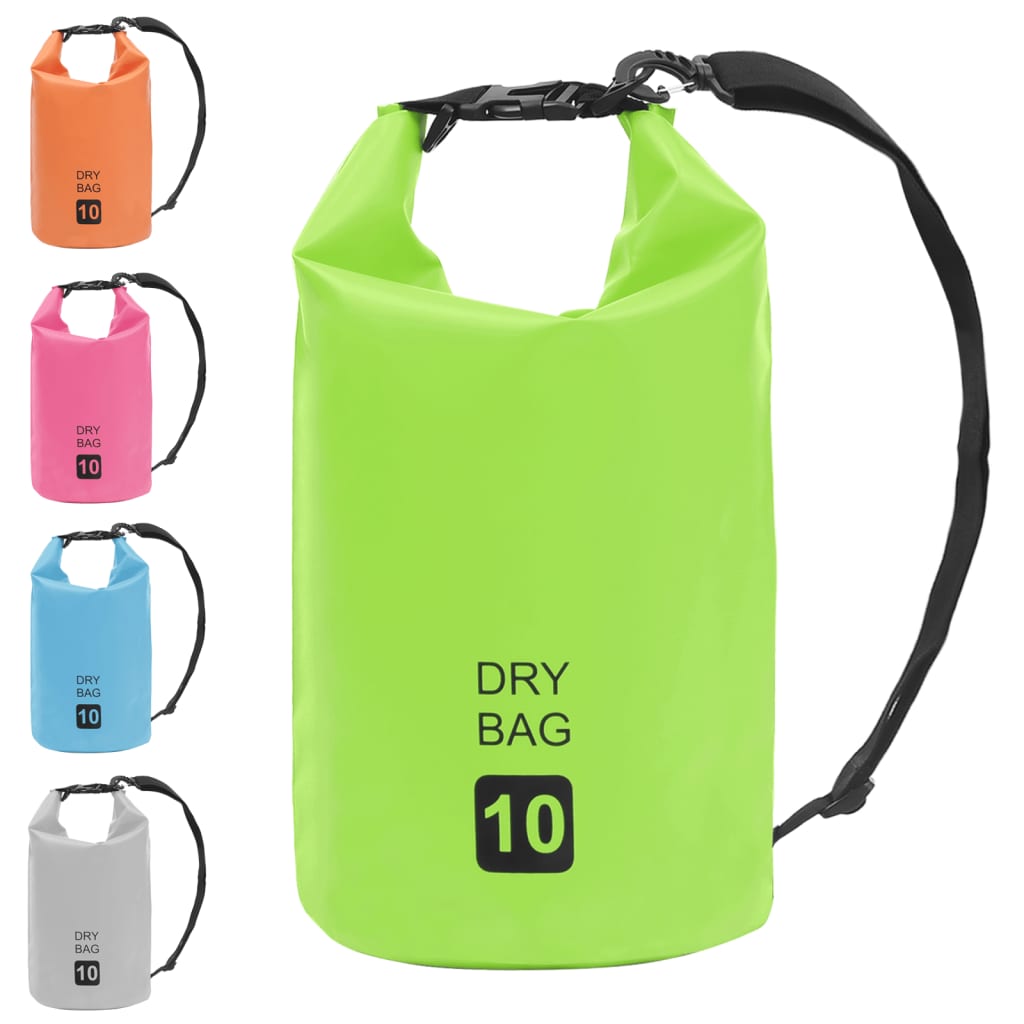 Drybag 10 L Pvc Groen