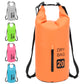 Drybag Met Rits 20 L Pvc Oranje