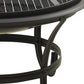 Vuurplaats En Barbecue 2-In-1 Met Pook 56X56X49 Cm Staal