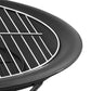 Vuurplaats En Barbecue 2-In-1 Met Pook 56X56X49 Cm Staal