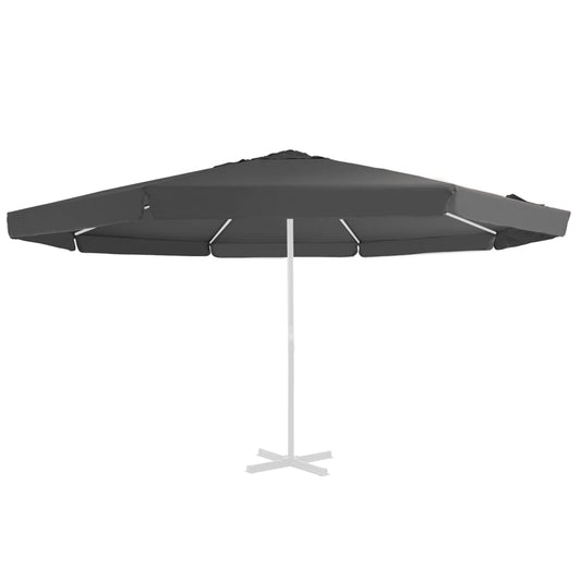 Vervangingsdoek Voor Parasol 500 Cm Antracietkleurig