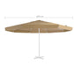 Vervangingsdoek Voor Parasol 500 Cm Taupe