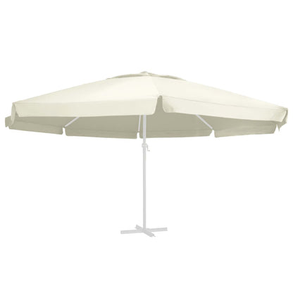 Vervangingsdoek Voor Parasol 600 Cm Zandkleurig