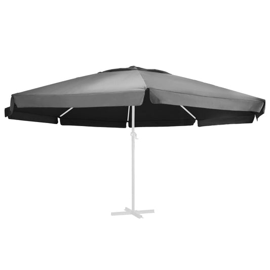 Vervangingsdoek Voor Parasol 600 Cm Antracietkleurig