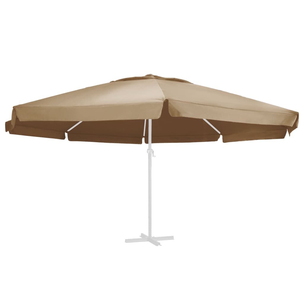 Vervangingsdoek Voor Parasol 600 Cm Taupe