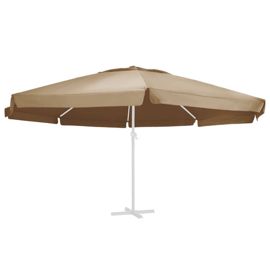 Vervangingsdoek Voor Parasol 600 Cm Taupe