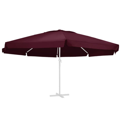 Vervangingsdoek Voor Parasol 600 Cm Bordeauxrood