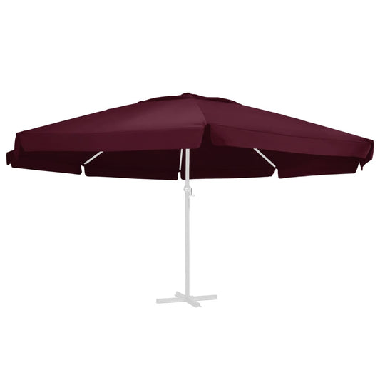 Vervangingsdoek Voor Parasol 600 Cm Bordeauxrood