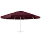 Vervangingsdoek Voor Parasol 600 Cm Bordeauxrood