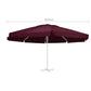 Vervangingsdoek Voor Parasol 600 Cm Bordeauxrood
