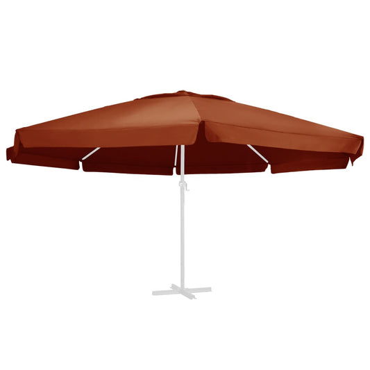 Vervangingsdoek Voor Parasol 600 Cm Terracottakleurig