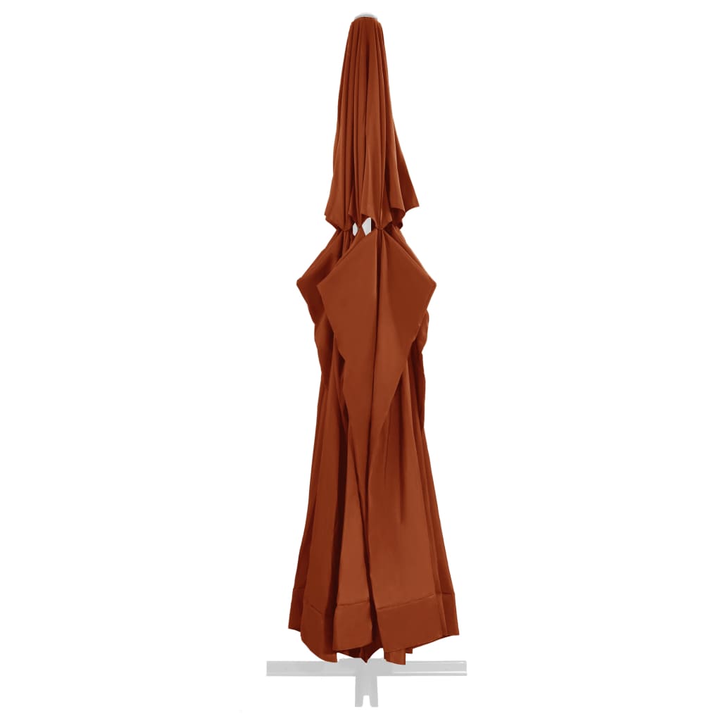 Vervangingsdoek Voor Parasol 600 Cm Terracottakleurig
