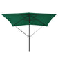 Windbeschermingsbandenset Voor Parasol Polypropyleen Zwart
