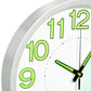 Wandklok Lichtgevend 30 Cm Wit