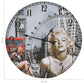 Wandklok Vintage Stijl 60 Cm Marilyn Monroe