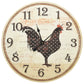 Wandklok Met Kipopdruk 60 Cm Mdf Meerkleurig
