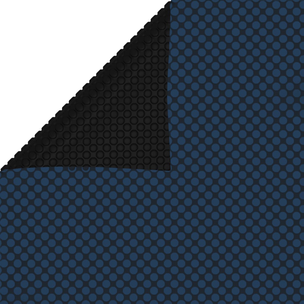 Zwembadfolie Solar Drijvend 1000X500 Cm Pe Zwart En Blauw