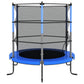 Trampoline Met Veiligheidsnet Rond 140X160 Cm Blauw