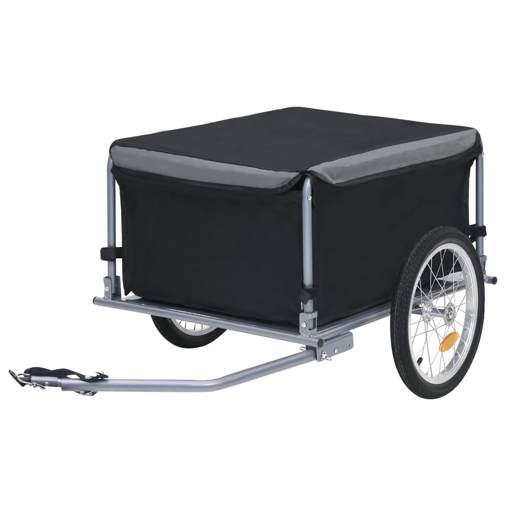 Fietskar 65 Kg Zwart En Grijs