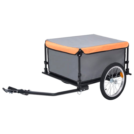 Fietskar 65 Kg Grijs En Oranje