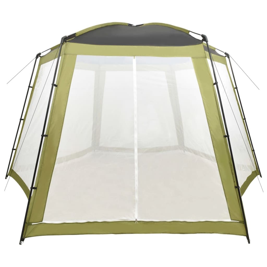 Zwembadtent 500X433X250 Cm Stof Groen