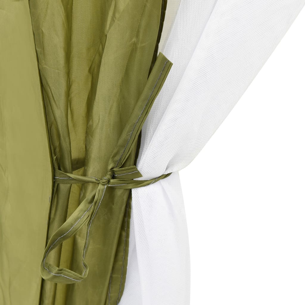 Zwembadtent 500X433X250 Cm Stof Groen