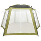Zwembadtent 590X520X250 Cm Stof Groen