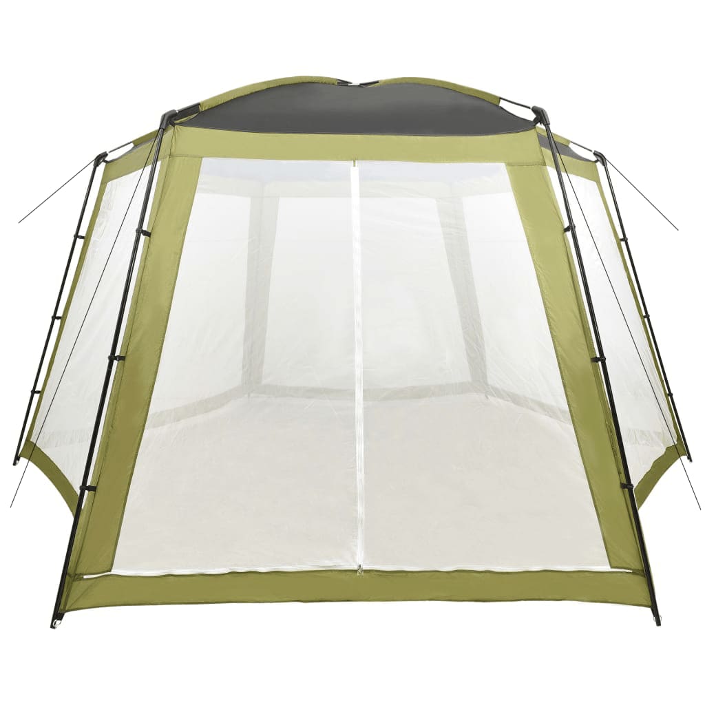 Zwembadtent 590X520X250 Cm Stof Groen