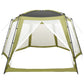 Zwembadtent 590X520X250 Cm Stof Groen