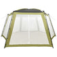 Zwembadtent 660X580X250 Cm Stof Groen