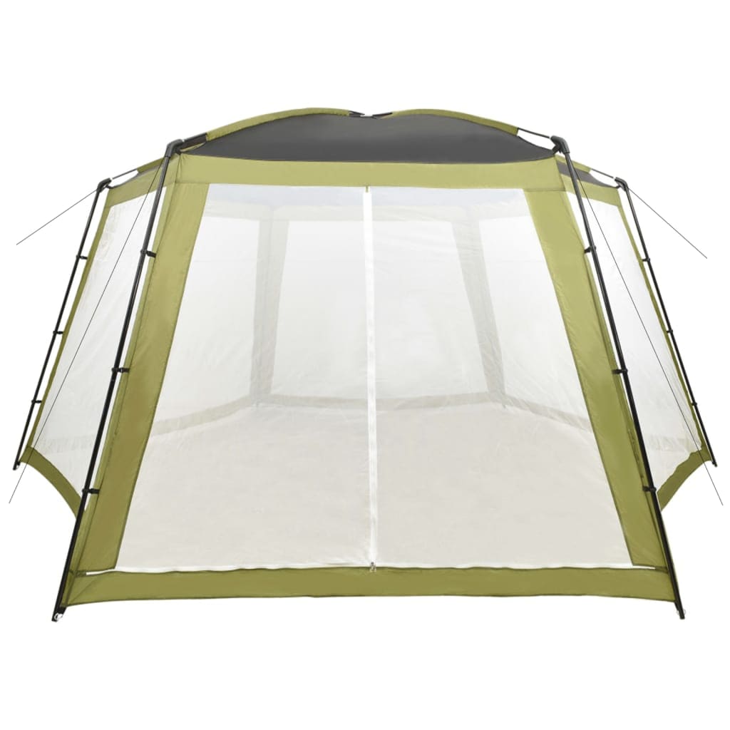 Zwembadtent 660X580X250 Cm Stof Groen