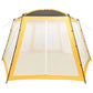 Zwembadtent 500X433X250 Cm Stof Geel