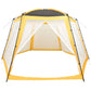 Zwembadtent 500X433X250 Cm Stof Geel