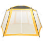 Zwembadtent 590X520X250 Cm Stof Geel
