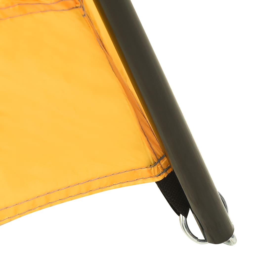 Zwembadtent 660X580X250 Cm Stof Geel