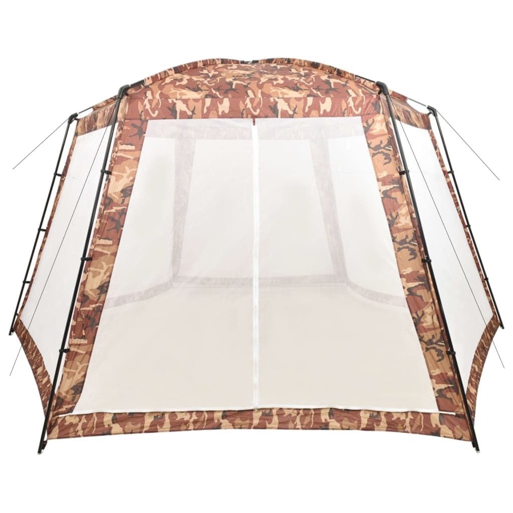 Zwembadtent 590X520X250 Cm Stof Camouflage
