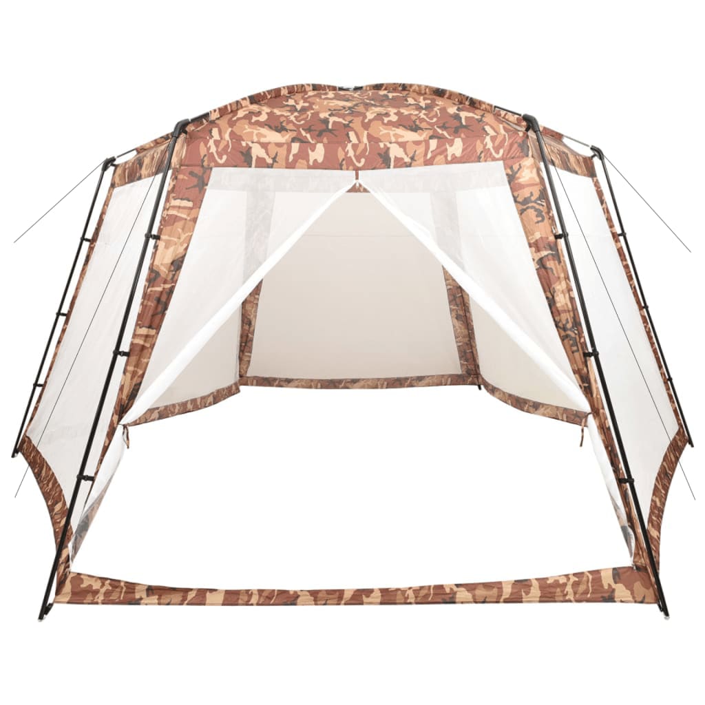 Zwembadtent 590X520X250 Cm Stof Camouflage