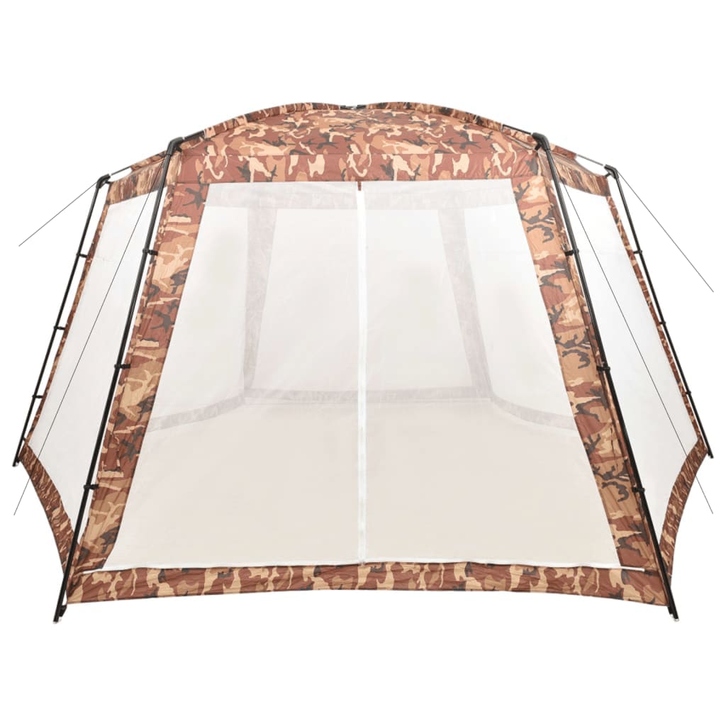 Zwembadtent 660X580X250 Cm Stof Camouflage