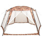 Zwembadtent 660X580X250 Cm Stof Camouflage