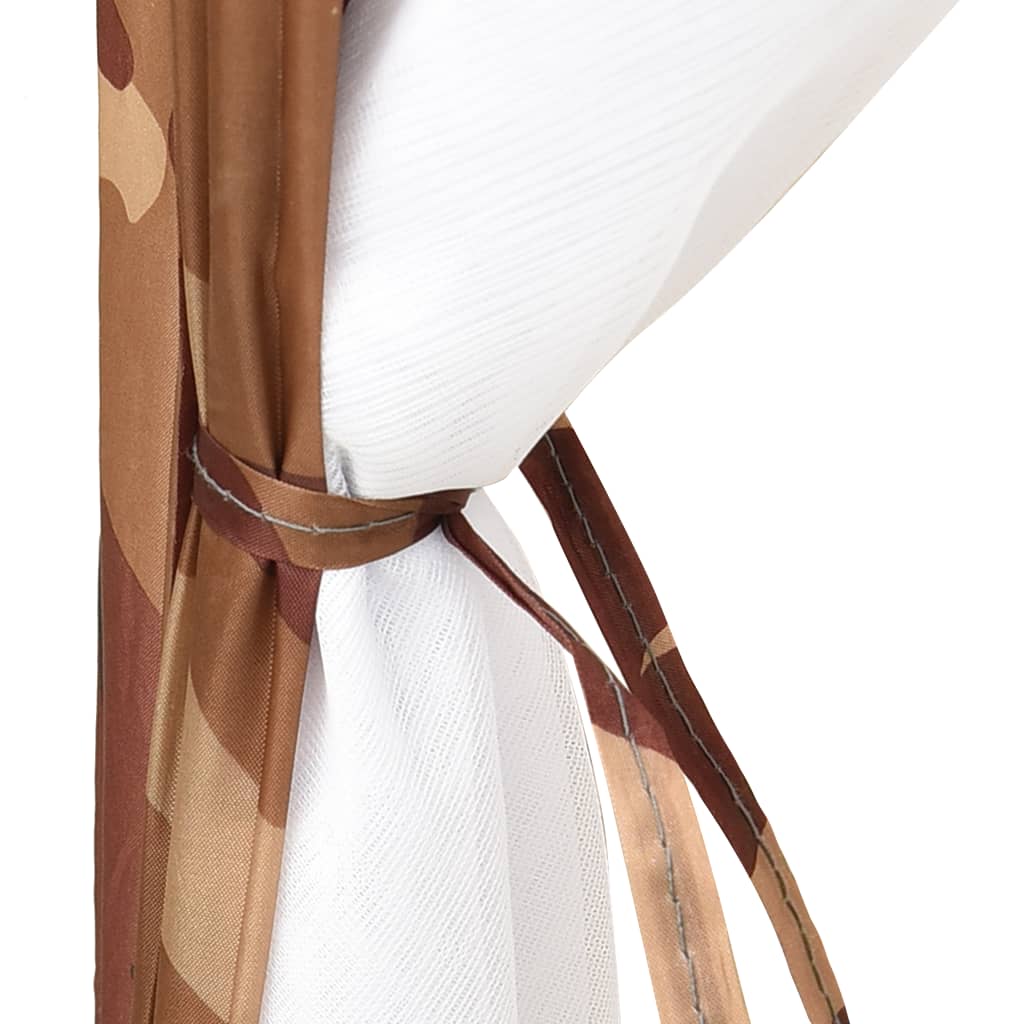Zwembadtent 660X580X250 Cm Stof Camouflage