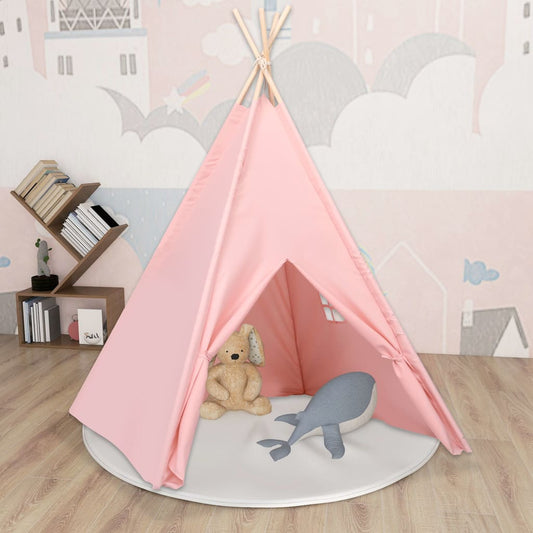 Kindertipitent Met Tas 120X120X150 Cm Peachskin Roze