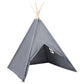 Kindertipitent Met Tas 120X120X150 Cm Peachskin Grijs